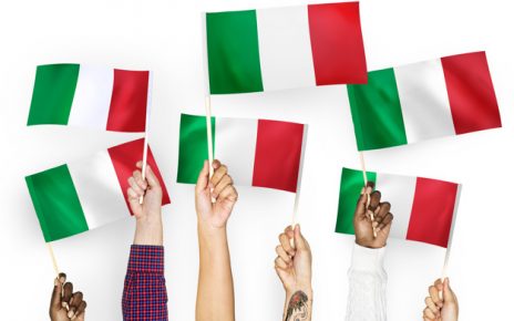 Włoskie flagi
